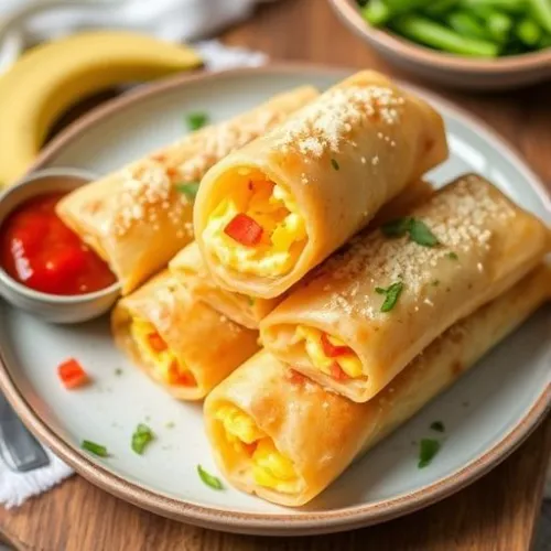 Scrambled Egg Rolls